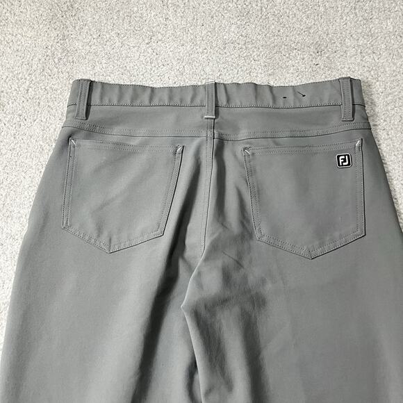 Footjoy Pants Mens 32x32 Gray Performance Athletic Fit Golf FJ Tour Stretch - Picture 9 of 13